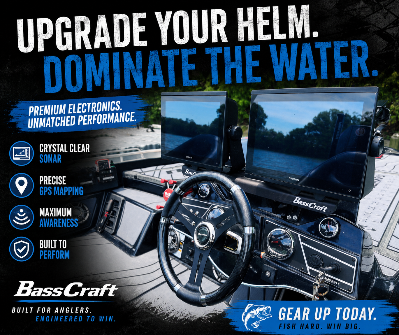 Dual MFD Mount Bow/Console