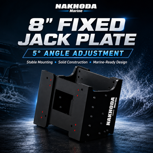5° Angle Jack Plates  Fixed 8"