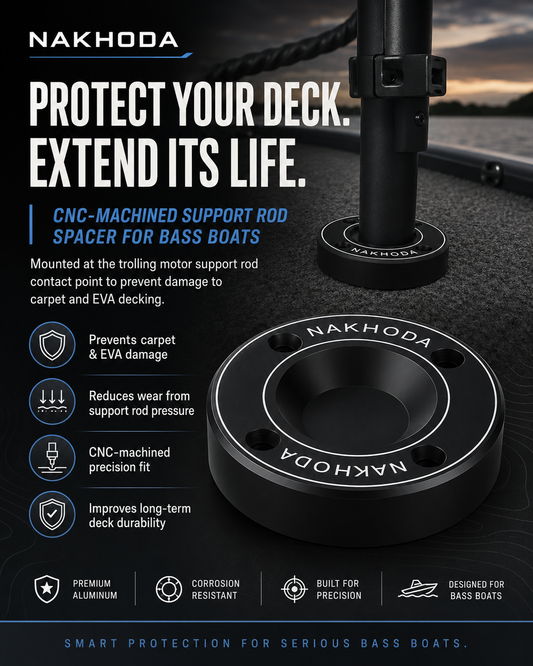 Trolling Motor Support Rod Deck Protector